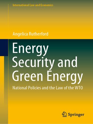 cover image of Energy Security and Green Energy